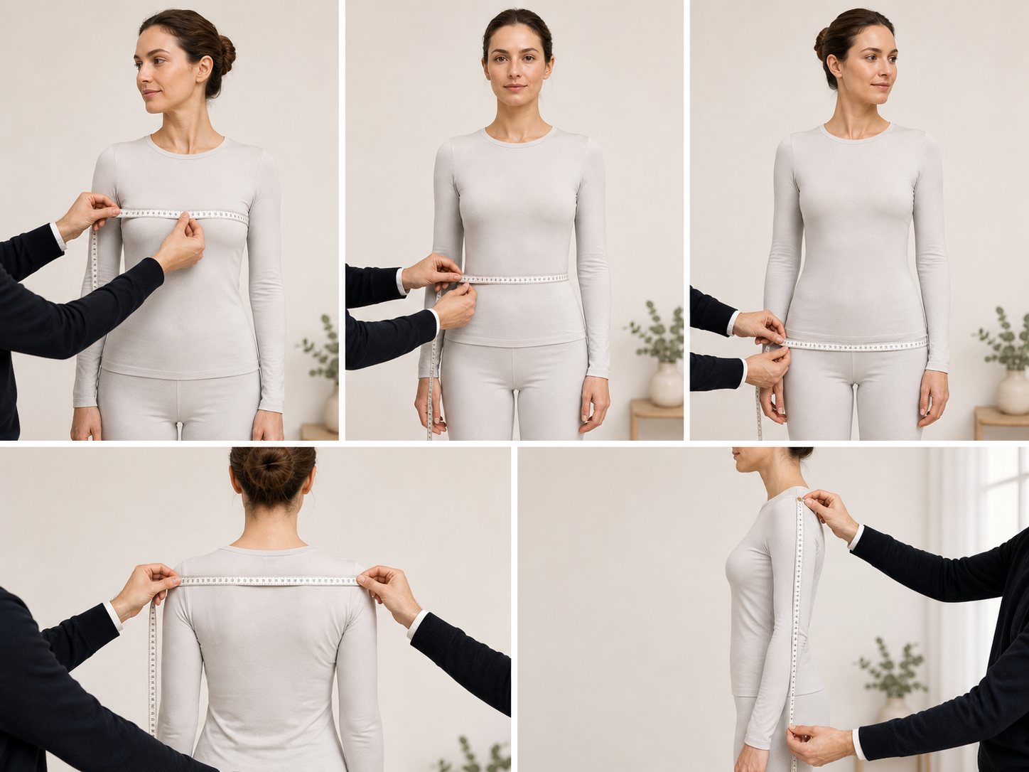 Measurement guide with tailor tape